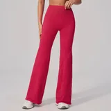 Vivid Red Women's Stretch Slimming Yoga Leggings