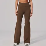 Jujube Brown Women's Stretch Slimming Yoga Leggings