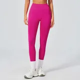 Hot Rose Pink Women's Yoga Tummy Control Yoga Leggings