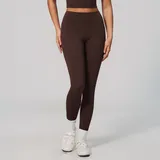YL6116-5 · Dark Brown Dark Brown Women's Breathable Fitted Workout Leggings