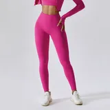 Magenta Women's Breathable Fitted Yoga Leggings