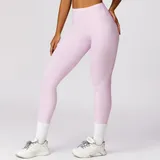 YL8455-1 · Lilac Pink Lilac Pink Women's Quick Dry Slimming Yoga Leggings
