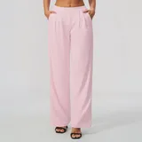 YL8793-1 · Falling Blossom Pink Falling Blossom Pink Women's Quick Dry Relaxed Yoga Leggings