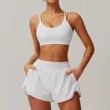 Swan White Women's Bare Feel Scrunch Yoga Set