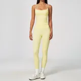 Ivory Yellow Women's Bare Feel Breathable Yoga Set