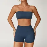 Badge Blue Women's Brushed Quick Dry Active Set