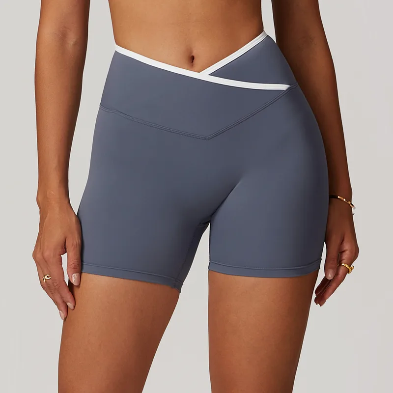Women's Scrunch Cross Back Yoga Shorts