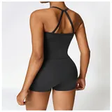 Jet Black Women's High Waist Winter Yoga Set