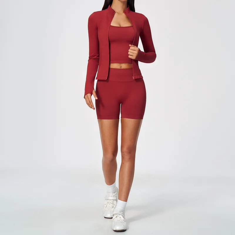 Women's Sports Bra Shorts Set