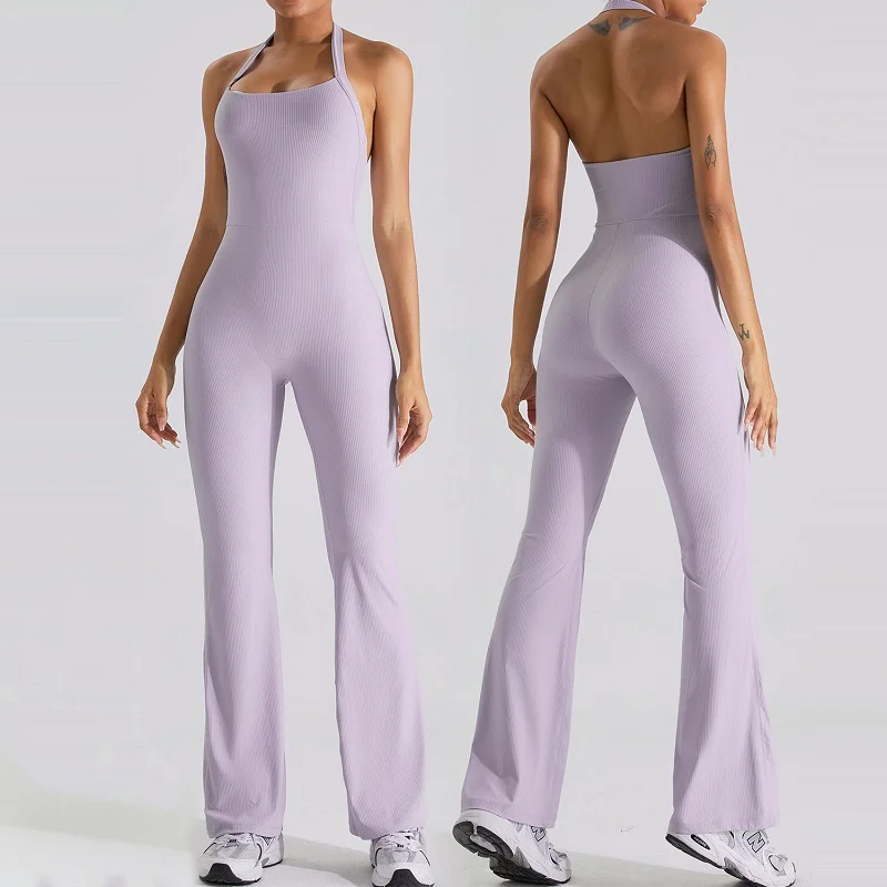 Sleeveless Workout Jumpsuit